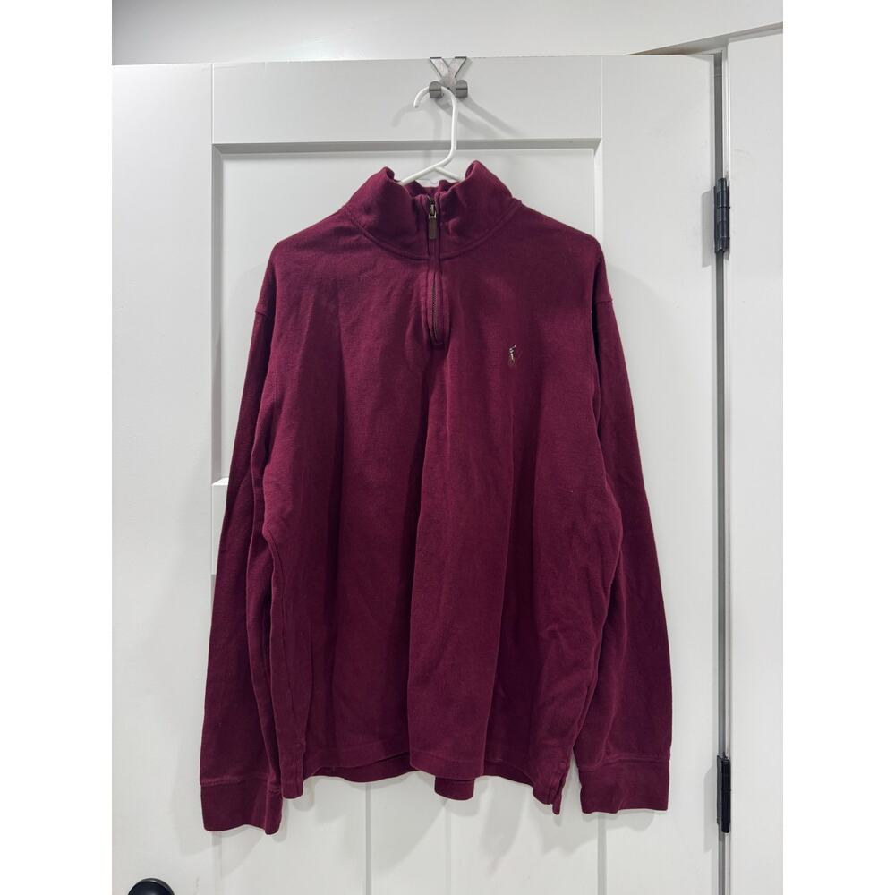 Polo Ralph Lauren Men's Estate-Rib Cotton Quarter-Zip Pullover - Picture 2 of 5